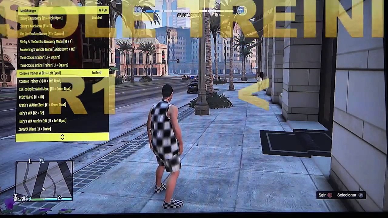 GTA V ONLINE - COMO UPAR SUA CONTA NO GTAV COM MOD MENU 1.26 PS3 TRAVADO