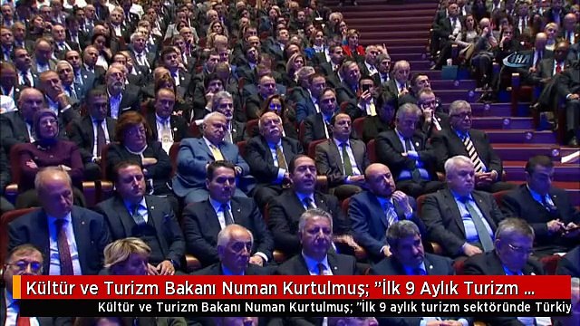 Kültür ve Turizm Bakanı Numan Kurtulmuş: İlk 9 Aylık Turizm Sektöründe Türkiye'ye Gelen Turist...
