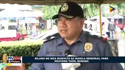 Bilang ng mga bumisita sa Manila Memorial Park ngayong taon, bumaba
