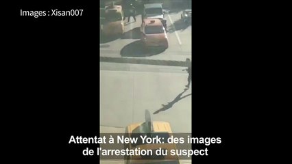 Attentat à New York: images de l'arrestation du suspect