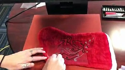 How to Apply HTV to Christmas Stockings