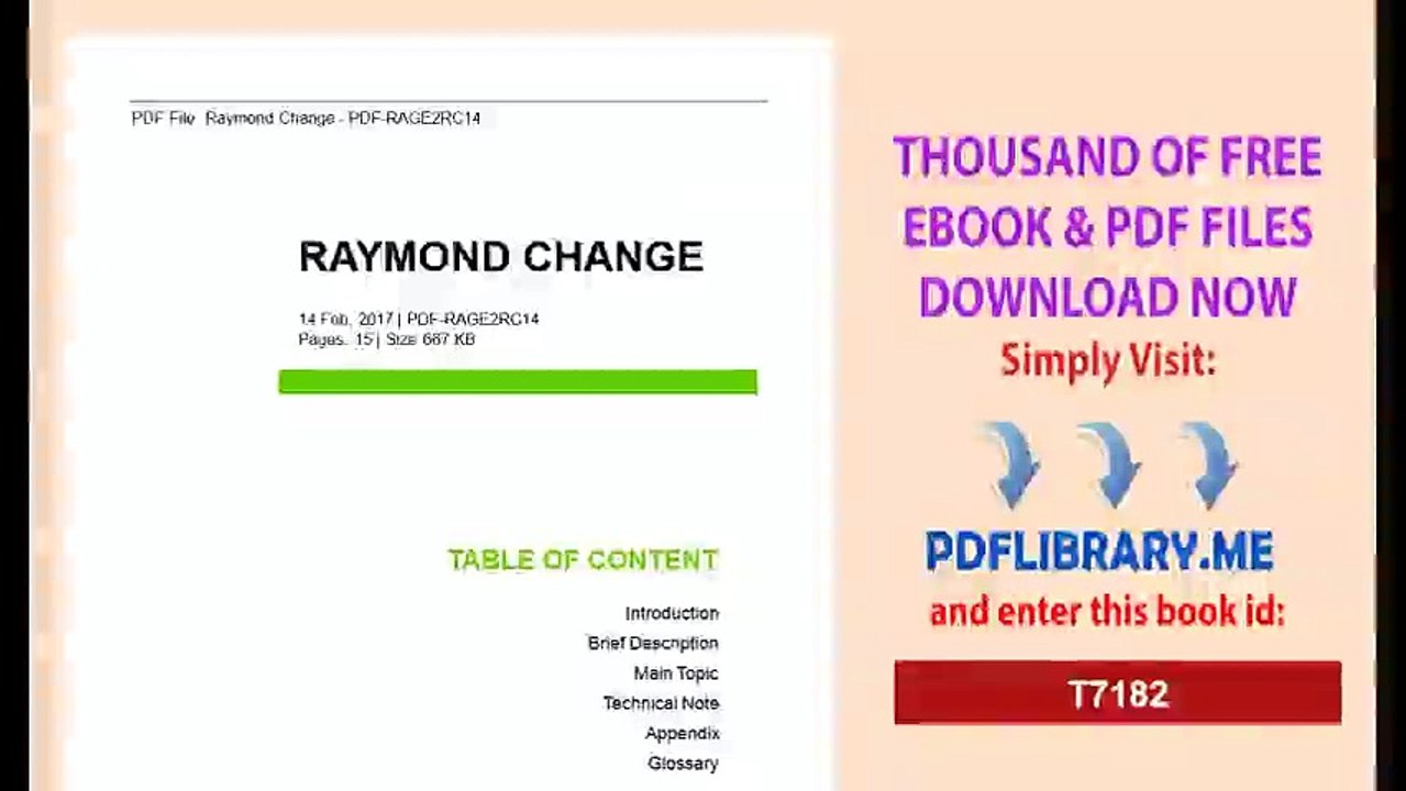 Raymond Change