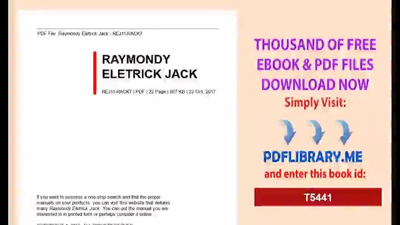 Raymondy Eletrick Jack
