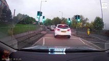 Driving mad – Frustrated driver takes crazy rush hour shortcut 