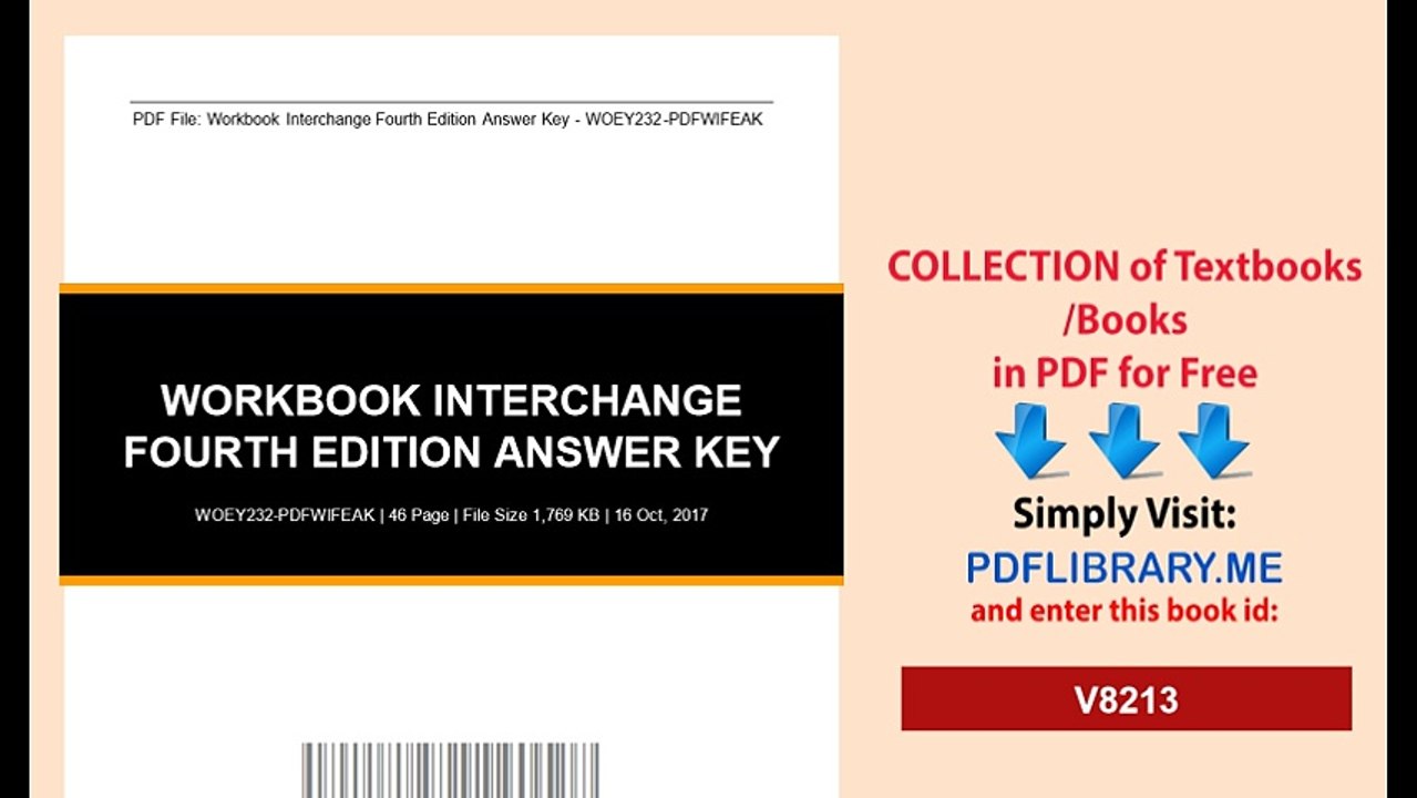 Workbook Interchange Fourth Edition Answer Key