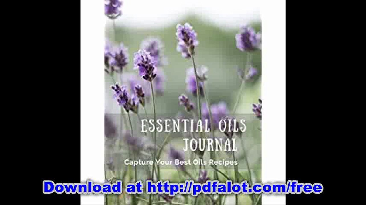 Essential Oils Journal (Field of Lavender)