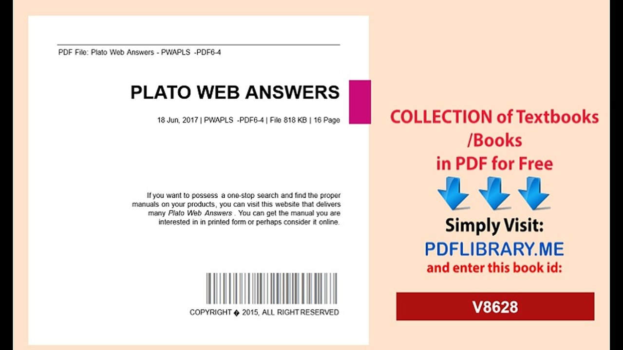 Plato Web Answers