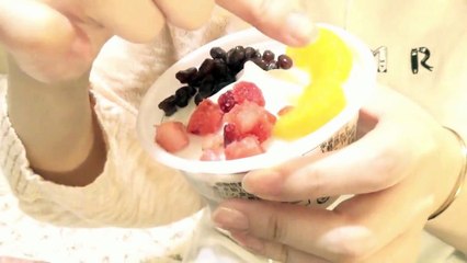 【ASMR】 Nyan Mari eat condensed ice