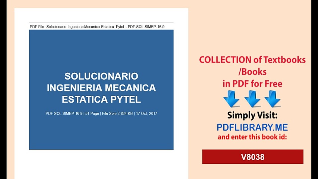 Solucionario Ingenieria Mecanica Estatica Pytel