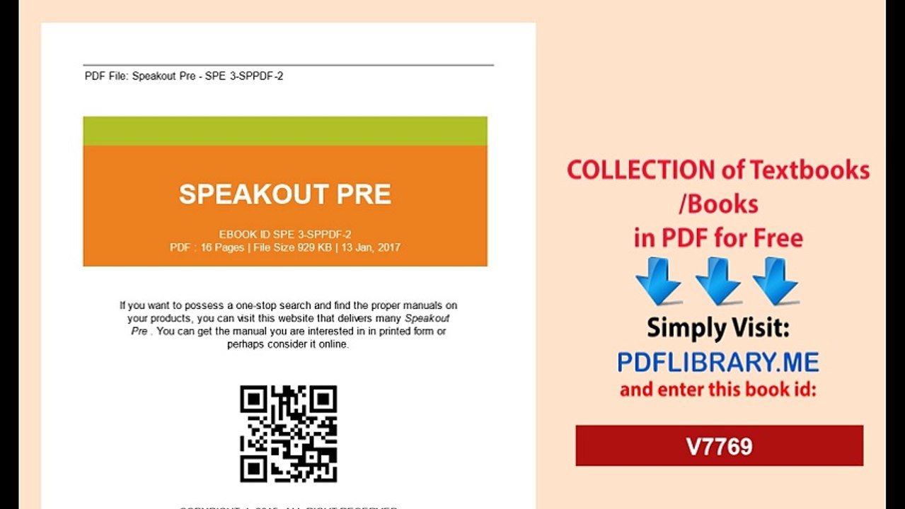 Speakout Pre