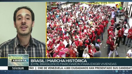 Sao Paulo: marcha histórica del MTST para exigir vivienda digna