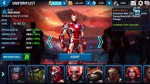 Marvel: Future Fight - Civil War - Iron Man (Mark XLVI) Armor!