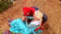 Pregnant SPIDERMAN is sick Elsa Calls the DOCTOR! w/ Joker vs Frozen Elsa Ugly Baby Hulk Superhero!!
