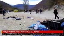 Tosya-Kastamonu Yolunda Kaza: 3 Yaralı