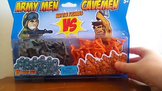 Weird & Funny Toys - Army Men vs Cavemen Battle Figures Playset Review