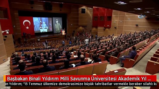 Başbakan Binali Yıldırım Milli Savunma Üniversitesi Akademik Yıl Açılışına Katıldı