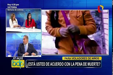 ¿Funcionaría aplicar la pena de muerte en el Perú? Pérez Guadalupe opina sobre el tema