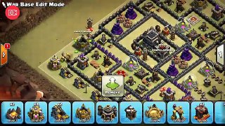 TH 9 (TOWN HALL 9) ANTI 2 STARS WAR BASE || CLASH OF CLANS NEW UPDATE || REPLAY PROOF