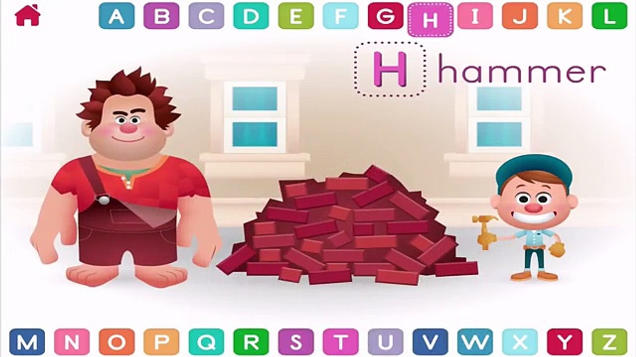 Disney Buddies ABCs - Learn ABCs with FUN examples / ABC Song!