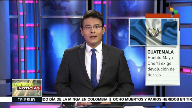 Exigen indígenas guatemaltecos que les devuelvan sus tierras