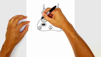 How to Draw Komasan | Yo-kai Watch