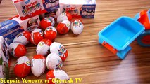 15 Kinder Surprise Sürpriz Yumurta Açma | Oyuncak Traktör ve Sürpriz Yumurta Çöp Temizliği izle