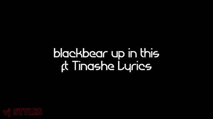 ​blackbear - up in this ft Tinashe (Lyrics)