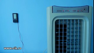 Ice Air Cooler Performance Test In A Small Apartment Room Durin Hot Summer