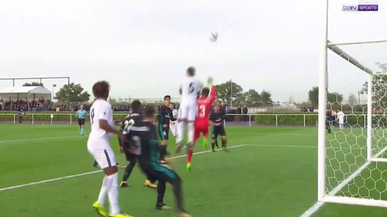 1-1 Japhet Tanganga Goal - Tottenham U19 1-1 Real Madrid U19 - 01.11.2017 UEFA Youth League Group H - 01.11.2017