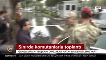 Sınırda komutanlarla toplantı