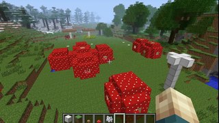 Les maisons champignon dans Minecraft - Tuto et idées déco