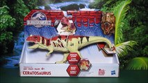 JURASSIC WORLD GROWLER CERATOSAURUS new With T-Rex, Tyrannosaurus Rex Unboxing, Review By WD Toys