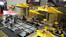 Massive LEGO Star Wars Theed Hangar Battle | BrickFair Virginia 2016