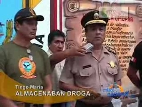 ALMACENABAN DROGA - TINGO MARÍA