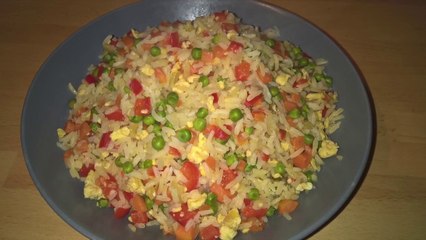 Riz Saute aux Légumes et Oeufs