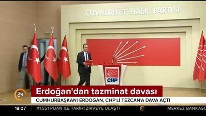 Erdoğan'dan tazminat davası