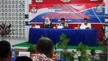 Penyampaian Visi dan Misi Calon Kades 1 (Ibu Sri Purnanik)