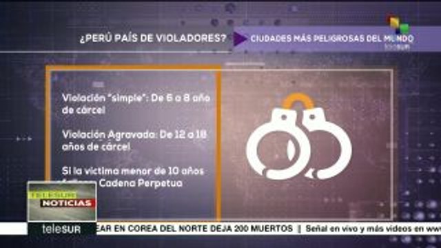 Perú: ola de violencia sexual contra mujeres