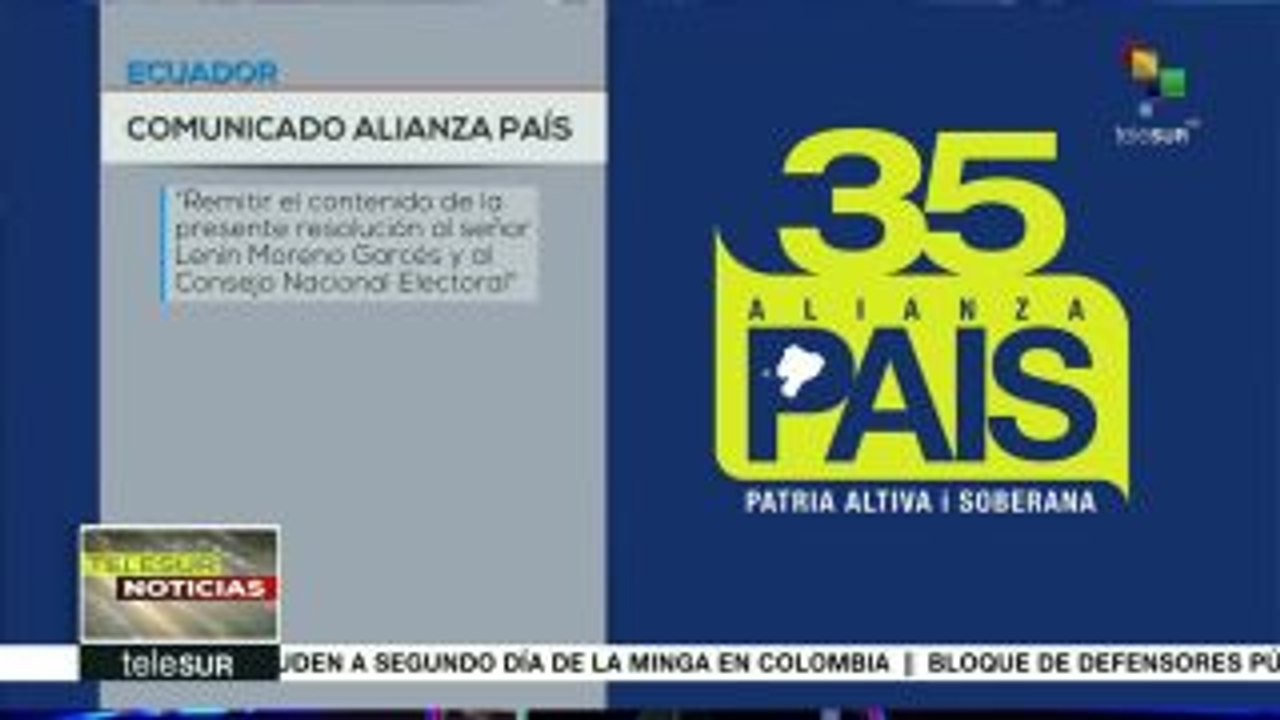 Ecuador: Ricardo Patiño es nombrado nuevo presidente de Alianza PAIS