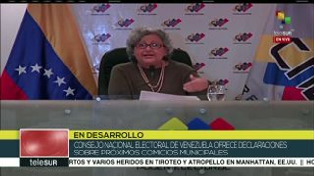 CNE venezolano:Damos todas las garantías para los procesos electorales