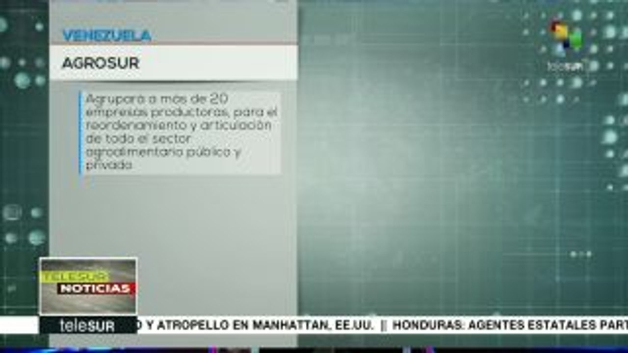 ANC de Venezuela aprueba Ley de Consorcio Agrosur