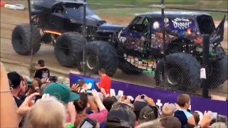 Monster Jam Wheelie Comp @ Bubba Raceway Ocala Florida 4/18/15