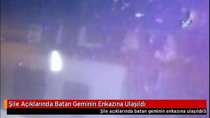 Şile Açıklarında Batan Geminin Enkazına Ulaşıldı