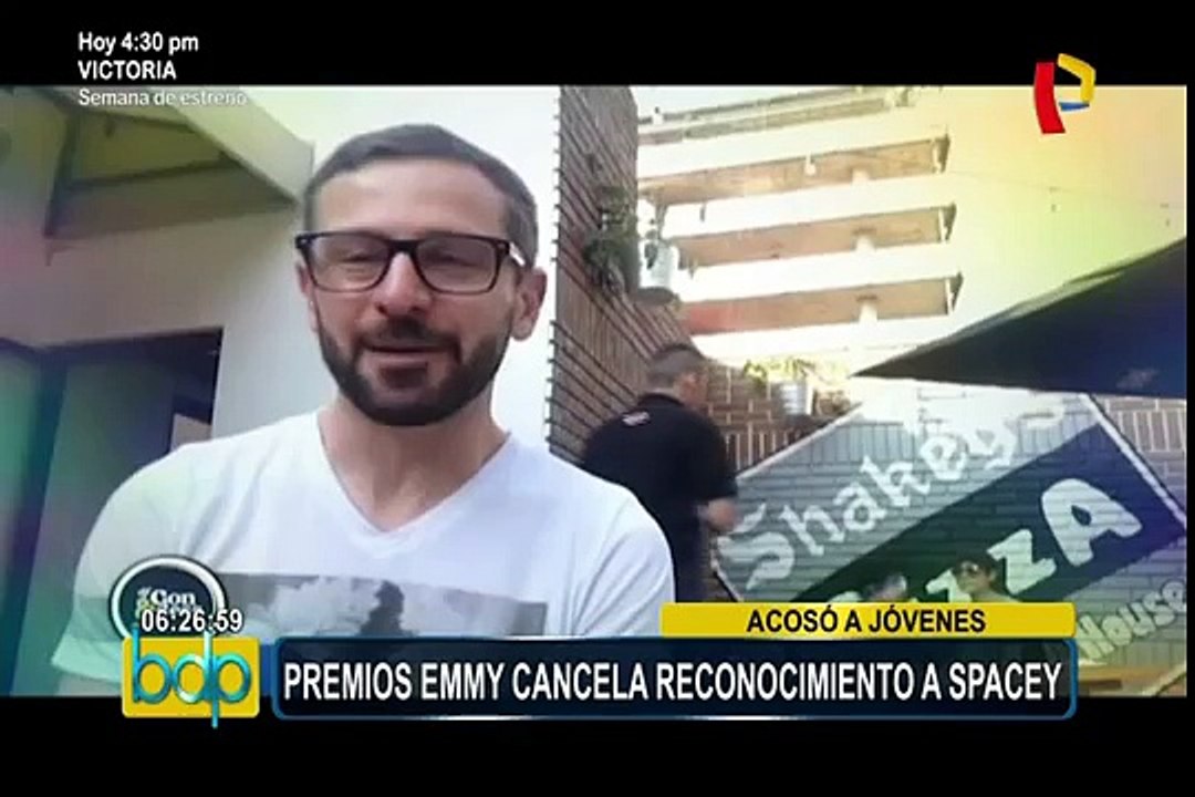 EEUU: premios Emmy cancelan premio honorífico a kevin Spacey