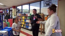 8-Year-Old Girl Buys Lunch for Officer Who Adopted Child Abuse Victim