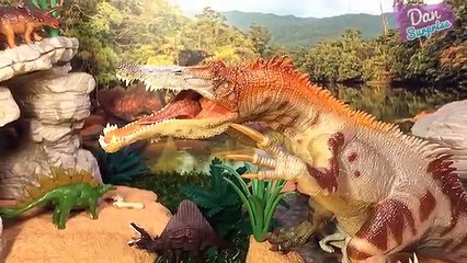 MY TOP 10 BEST DINOSAUR TOYS MODELS for kids - TYRANNOSAURUS SPINOSAURUS CARNOTAURUS HERRERASAURUS