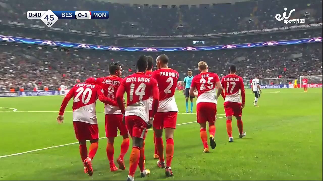 0-1 Marcos Lopes Goal Besiktas JK 0-1 AS Monaco - 01.11.2017