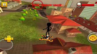 Amazing Hoverboard Sniper 2017 - Android Gameplay - Stickman Game