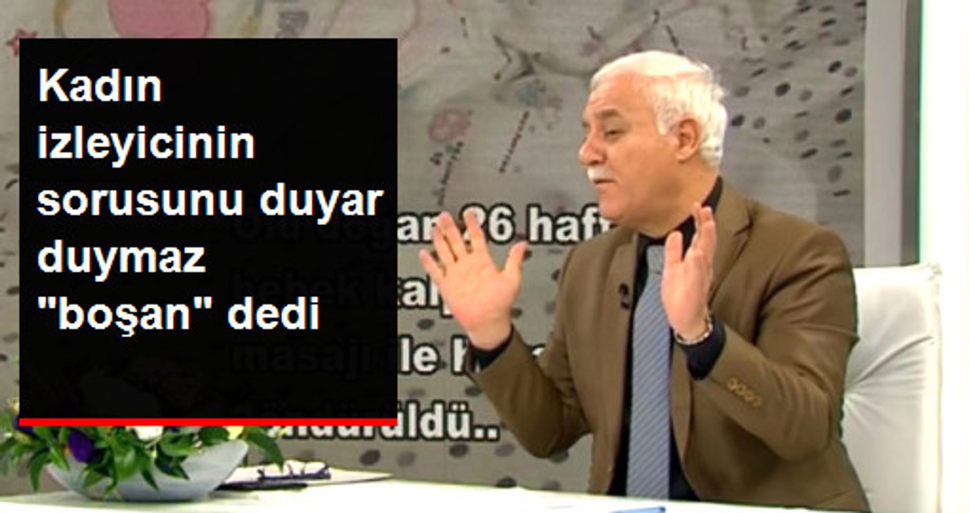 Nihat Hatipoğlu'dan Eşim Şiddet Uyguluyor Diyen Kadın İzleyiciye Tavsiye  Hemen Boşan