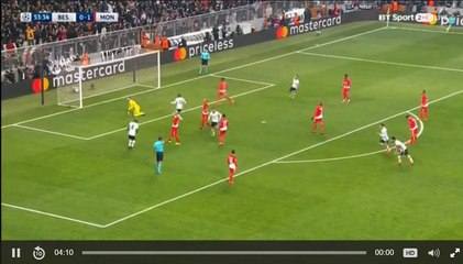 Tosun C. (Penalty) Goal HD - Besiktas 1-1 Monaco 01.11.2017